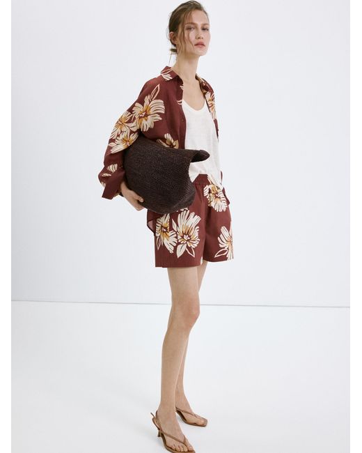 Mango Red Bluse Sake