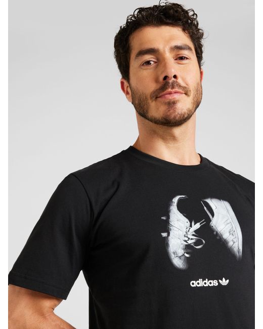 Adidas Originals T-shirt 'street 5' in Black für Herren