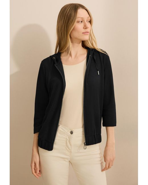 Cecil Black Sweatjacke