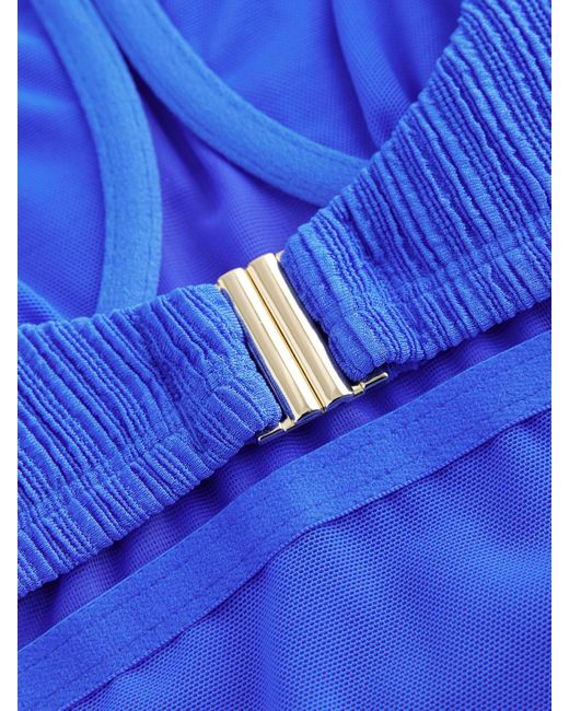 Next Blue Badeanzug