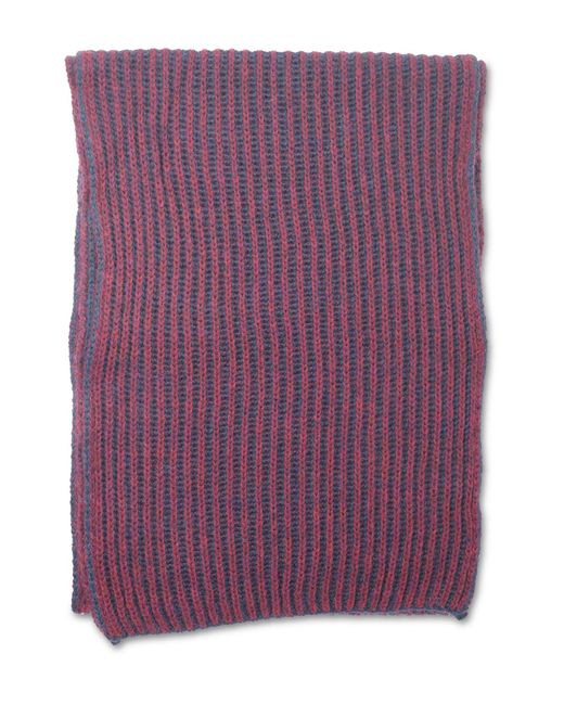 REAL GUYS Grobstrickschal, Robust Und Weich in Purple für Herren