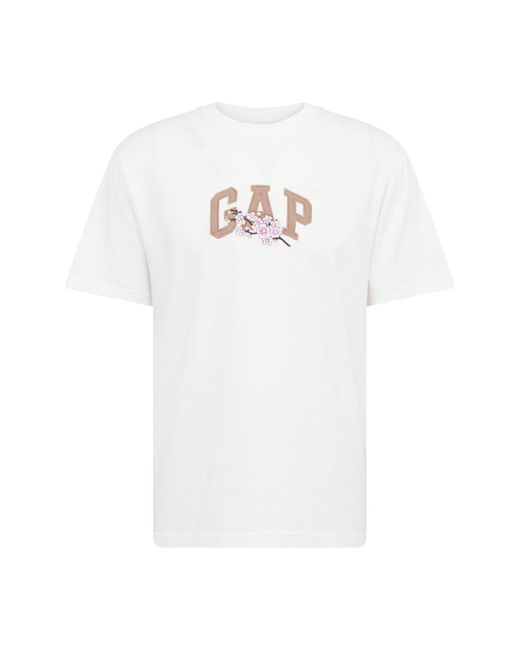 Gap T-shirt 'sakura' in White für Herren