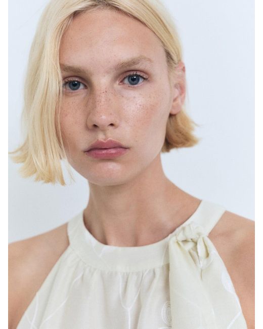Mango White Top Tania