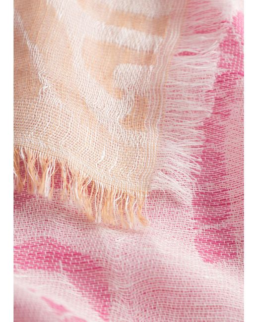 Codello Pink Jacquard-Schal