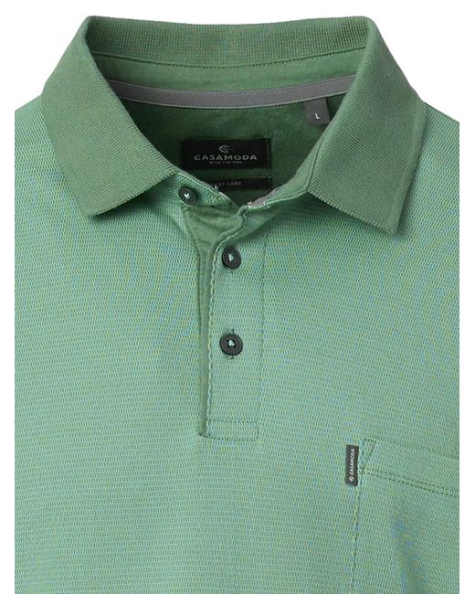 CASA MODA Shirt Basic in Green für Herren