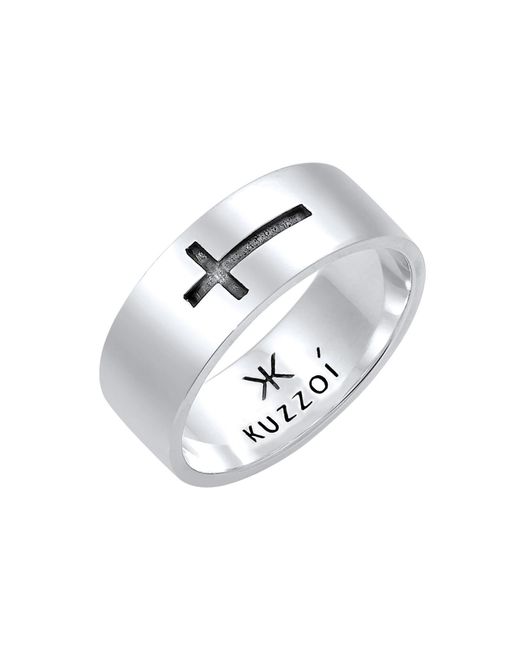 Kuzzoi Ring Kreuz in Multicolor für Herren