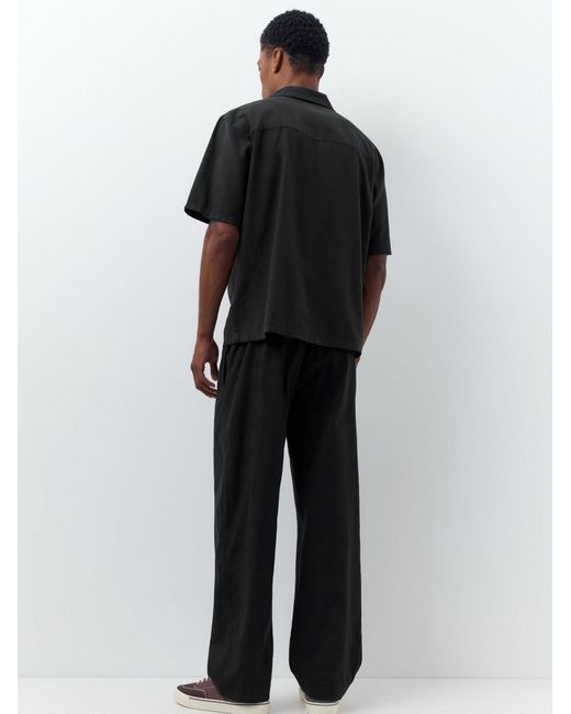 Pull&Bear Hemd in Black für Herren