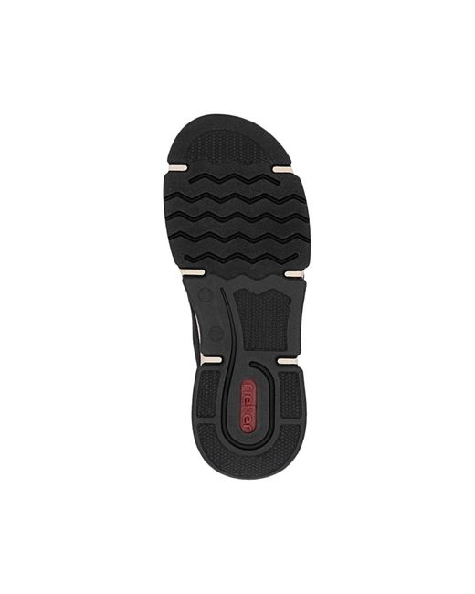 Rieker Black Schnürstiefelette