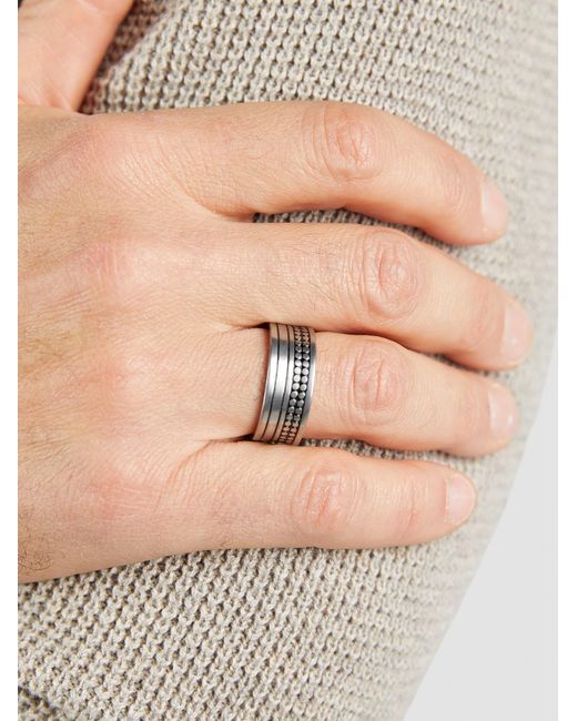 S.oliver Ring in White für Herren