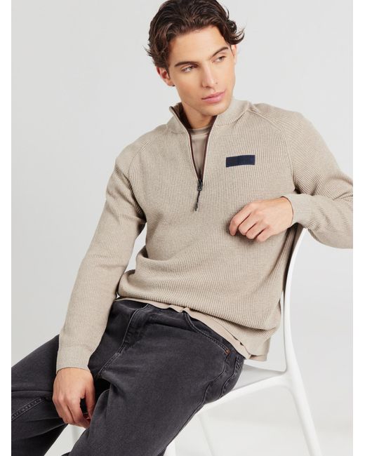 S.oliver Pullover in Natural für Herren
