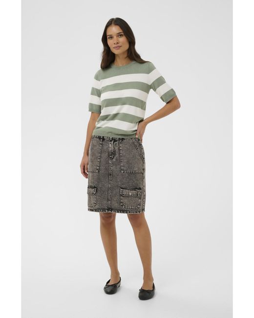 Kaffe Green Pullover Lizza