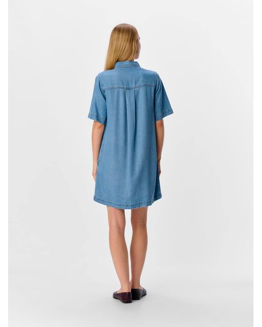 Object Blue Blusenkleid Objframe