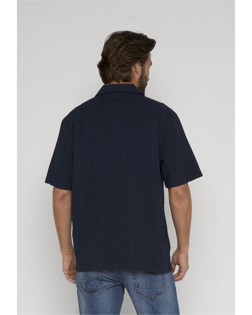 INDICODE Hemd Waves in Blue für Herren