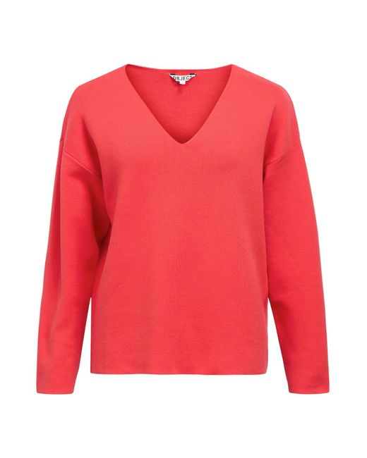 Object Red Pullover Objreynard