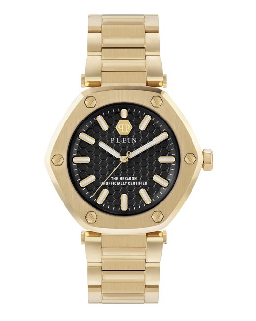 Philipp Plein Metallic The Hexagon Damenuhr Pw1Ba0623