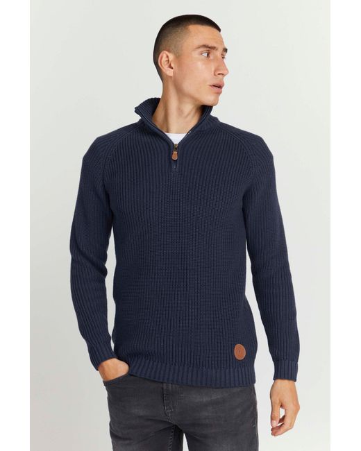 Solid Pullover Xenox in Blue für Herren