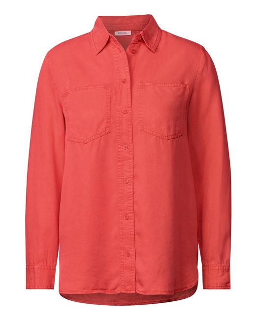 Cecil Red Bluse