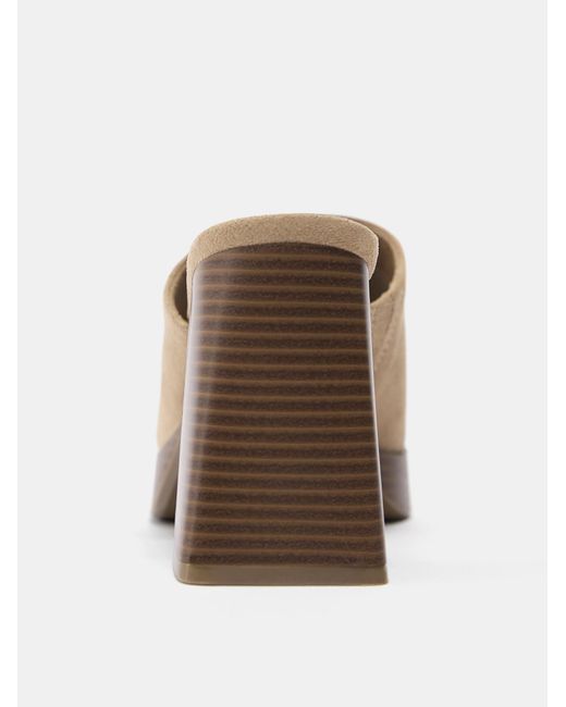Pull&Bear Brown Pantolette