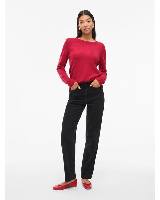 Vila Red Pullover Viril