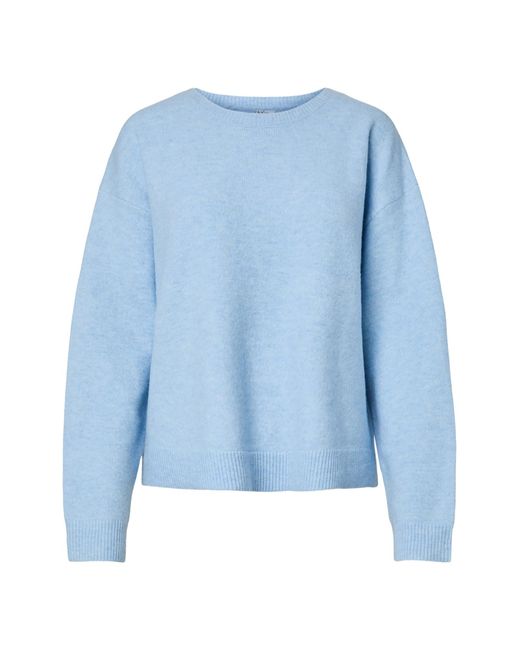 Pieces Blue Pullover Pcsally