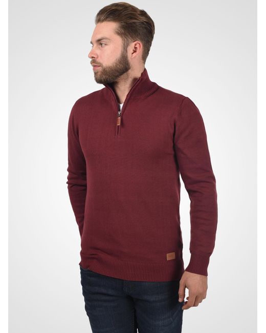 Blend Strickpullover Robin in Red für Herren