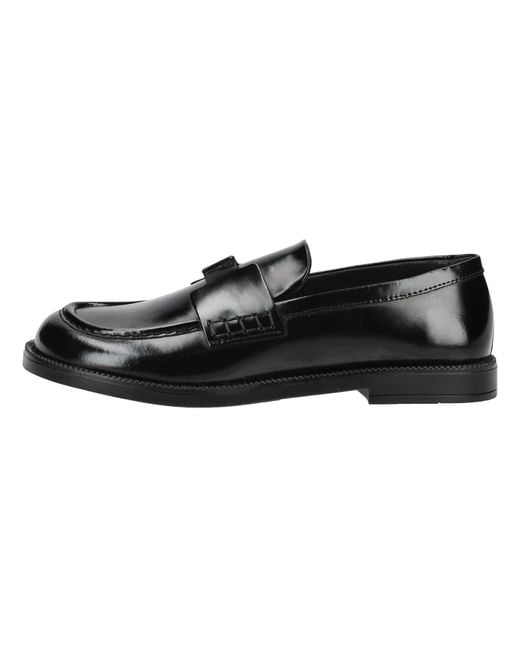 Pavement Black Mokassin