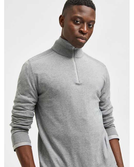 SELECTED Pullover Berg in Gray für Herren