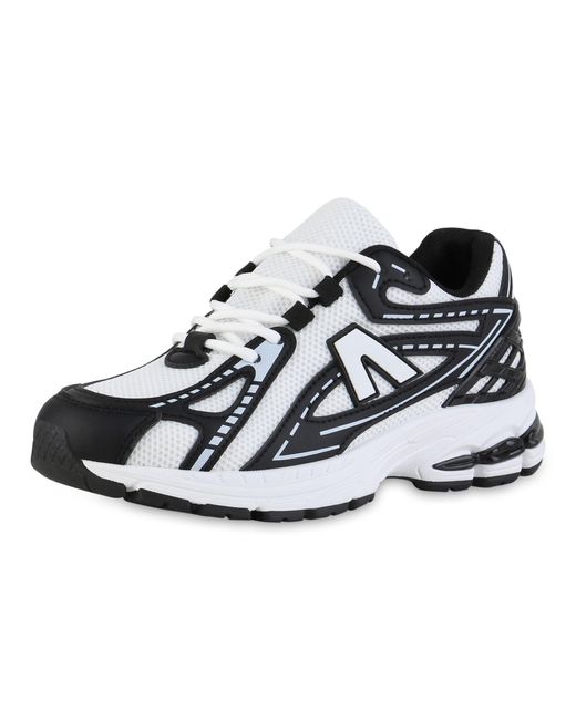 VAN HILL Black Sneaker 'Madison'