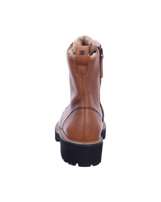 Paul Green Brown Schnürstiefelette