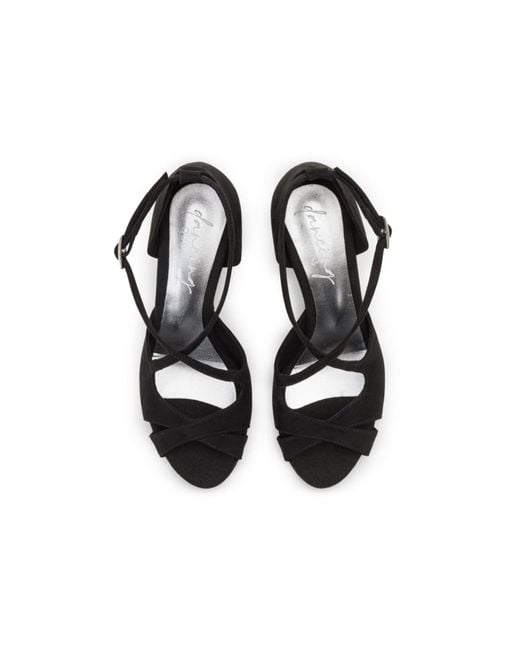 Dancing Queen Black Sandale Grace Harmony Tanzschuhe Wildleder