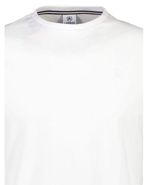 Lerros Shirt Basic in White für Herren