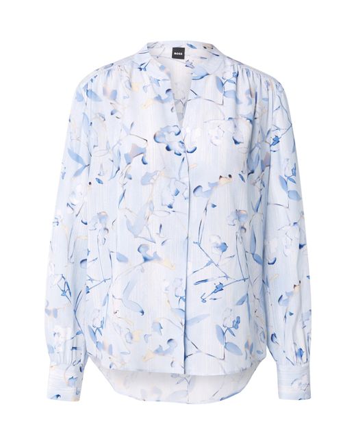 Boss Blue Bluse 'Banora18'