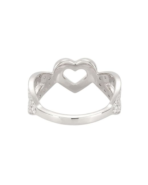 Elli Jewelry White Ring Heart