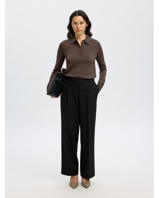 SELECTED Brown Pullover Slfthea