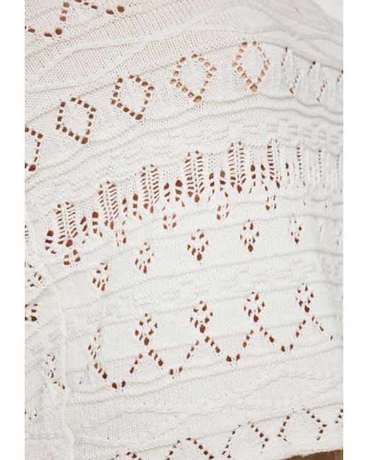 SIDONA White Pullover