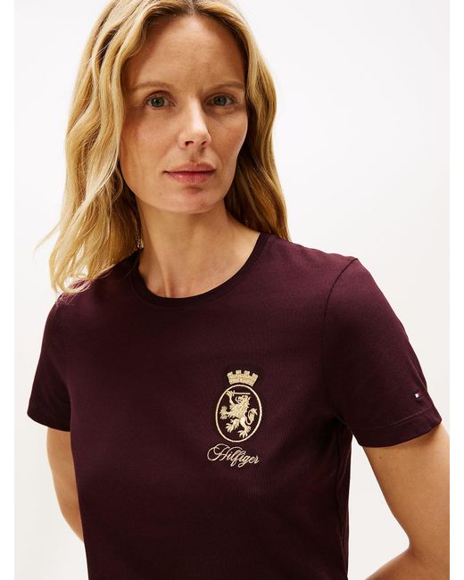 Tommy Hilfiger Purple T-Shirt