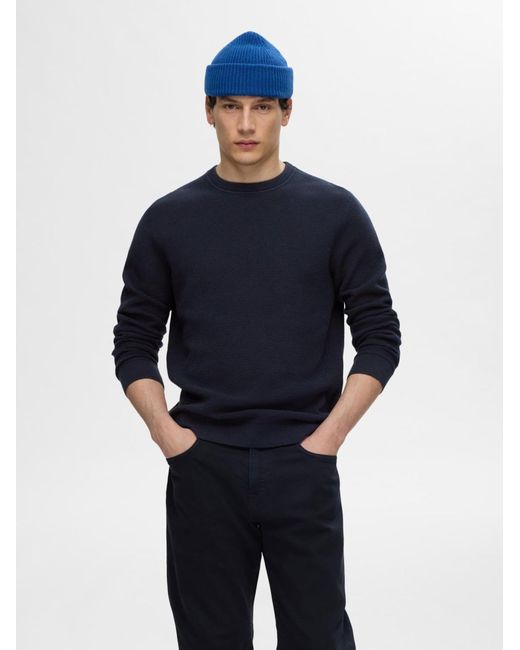 SELECTED Pullover Slhross in Blue für Herren