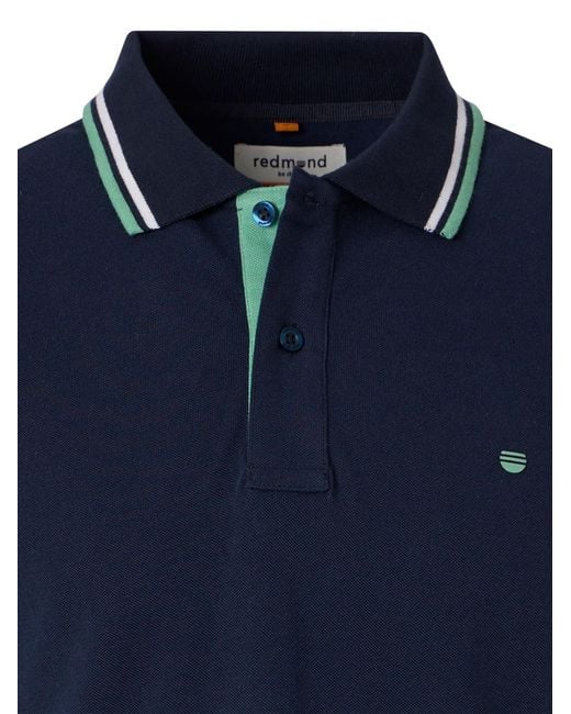 Redmond Shirt Basic in Blue für Herren