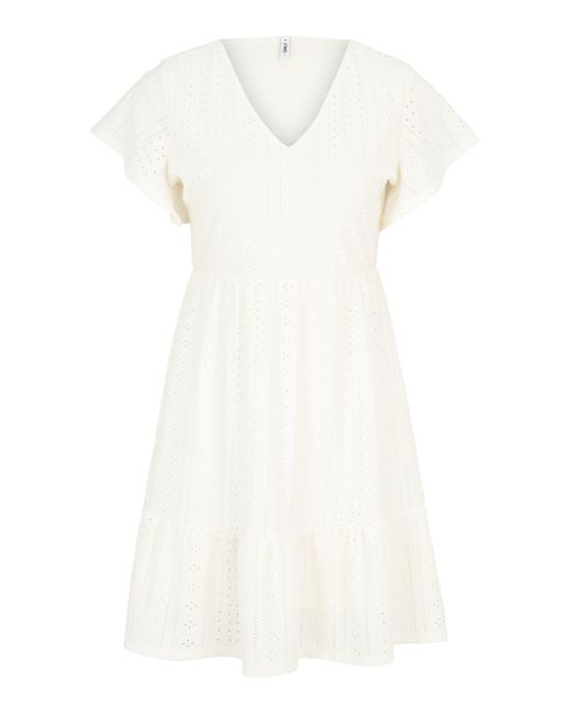Only Petite White Kleid 'Onlsandra'