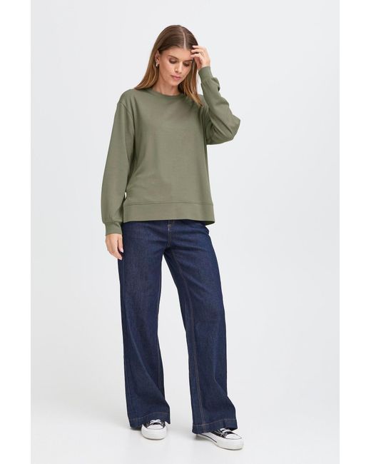 Fransa Green Pullover Aurora