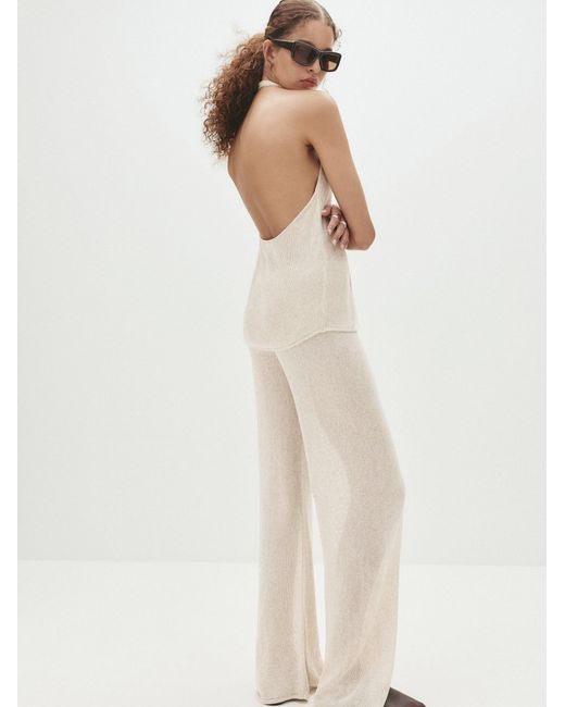 Pull&Bear White Hose