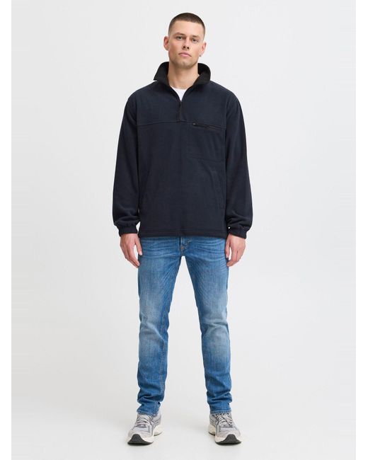 Solid Pullover Matzo in Blue für Herren