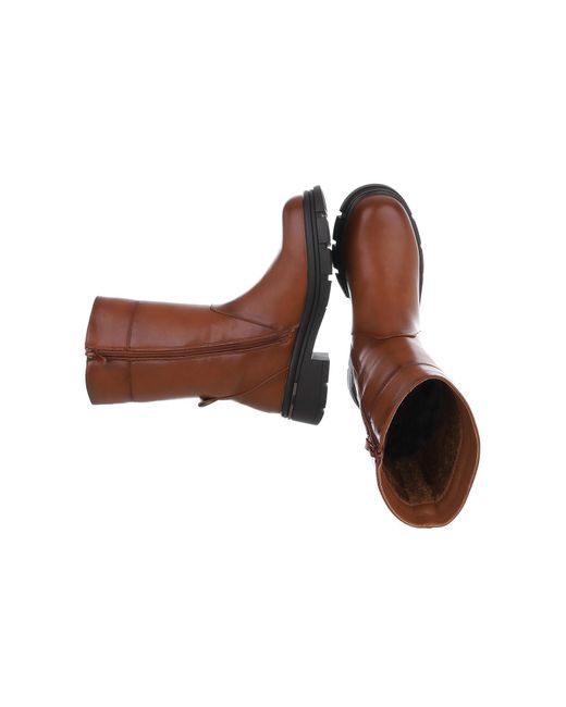 Ital-Design Brown Stiefelette