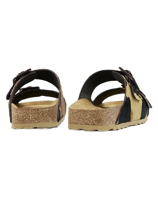 Desa Black Pantolette Folien