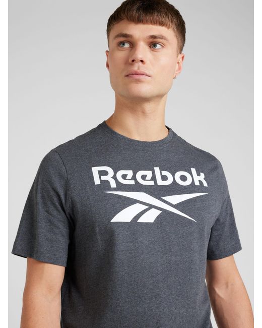 Reebok Sportshirt 'identity' in Blue für Herren
