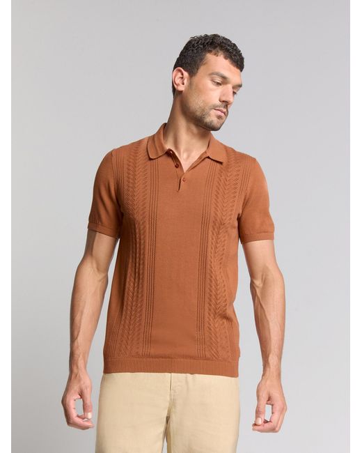No Excess Poloshirt in Brown für Herren