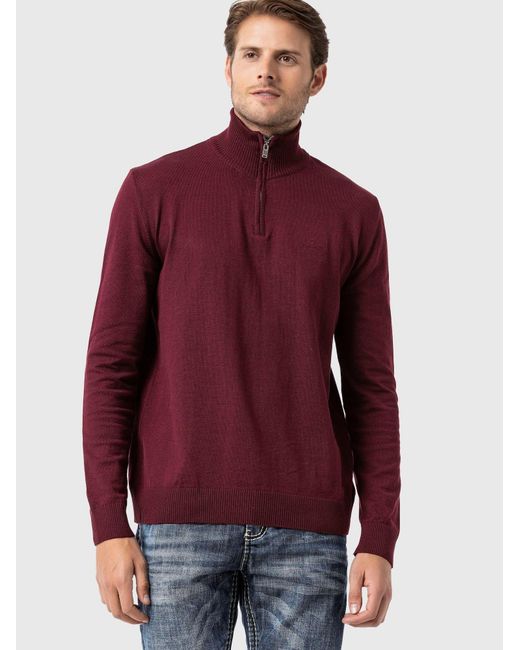 Cipo & Baxx Pullover in Red für Herren