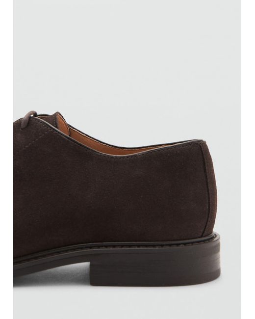 Mango Schnürschuh Bordon in Black für Herren