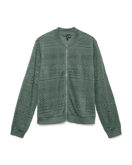 Vero Moda Green Bomberjacke VMHONEY LACE BOMBER JACKET WVN GA