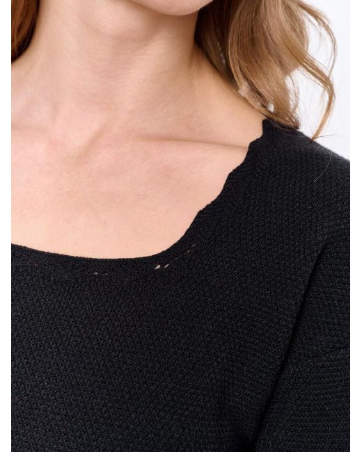 Blue Shadow Black Pullover